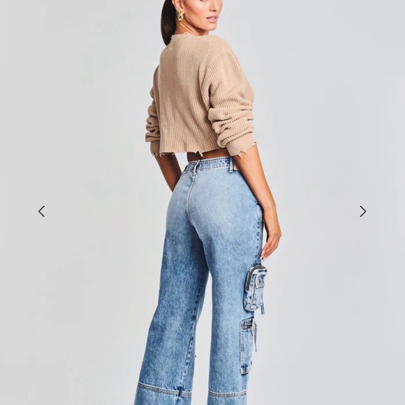 Retrofete Cargo Jeans sz 28 - Picture 3 of 5